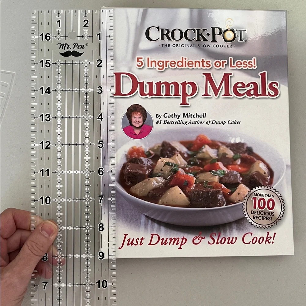 Crock-Pot Dump Meals 5 Ingredients or Less Hardbound Cookbook - New, Unused - Picture 9 of 10